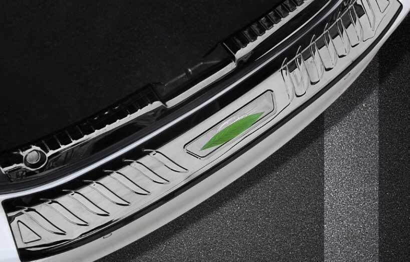 for Mazda 3 Sedan 17-2018 Black Steel Inner Rear Bumper Protector Guard Trim 1X