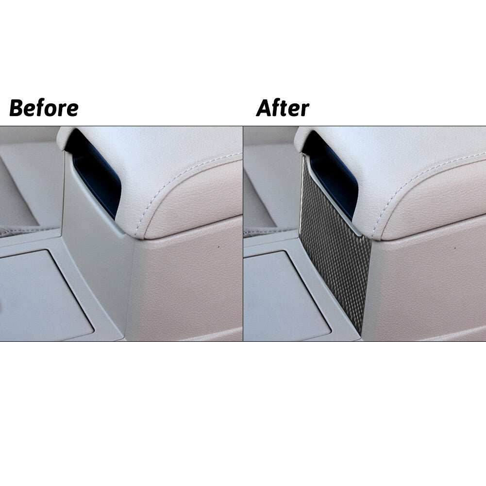 Interior Carbon Fiber Center Armrest Below Trim Cover for Toyota for Camry 12-14