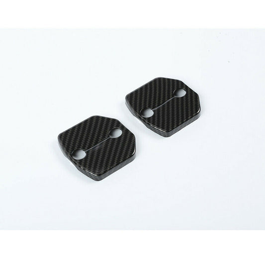 2Pcs ABS Door Lock Buckle Cover Protector Trim for Ford for Mustang