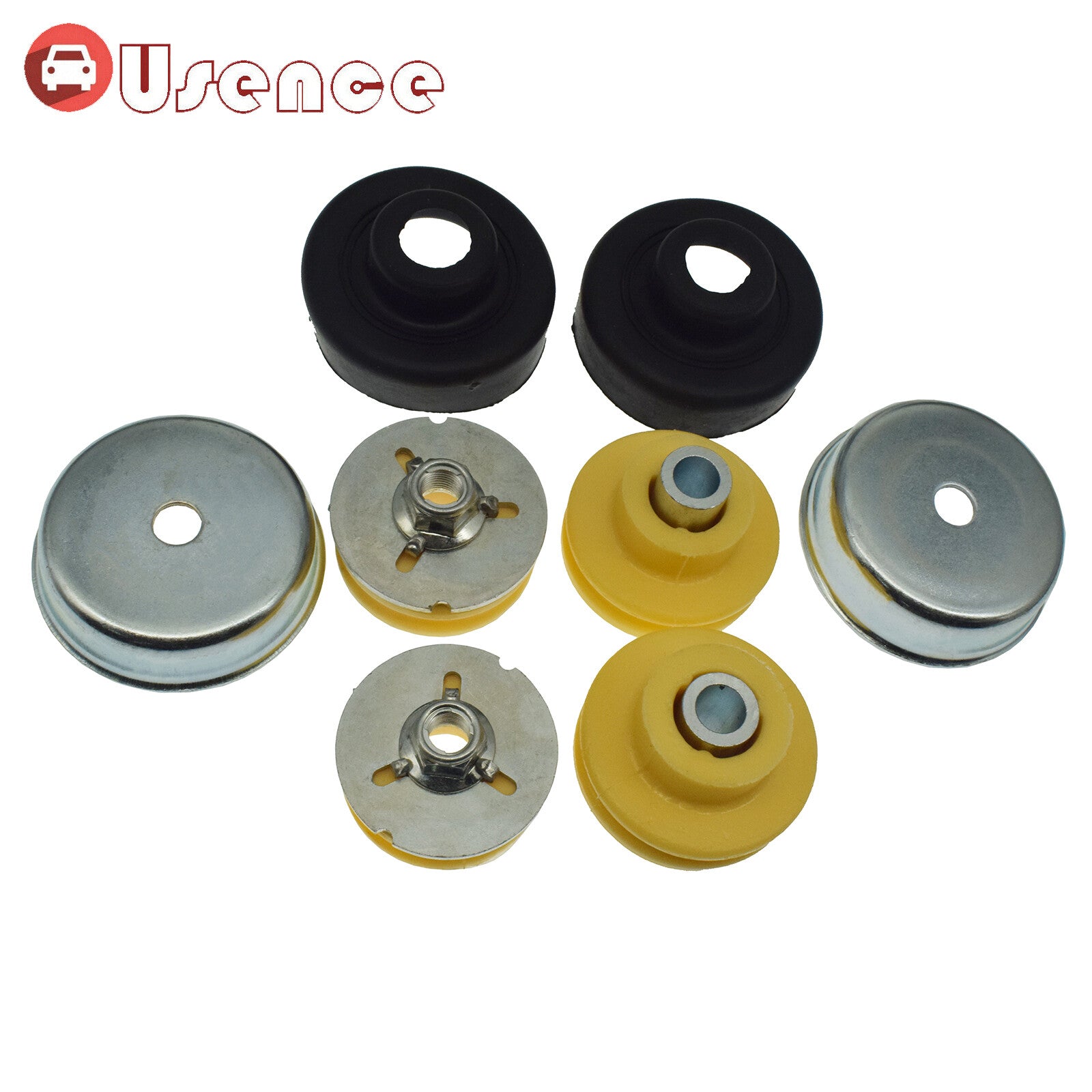 For E82 E88 E90 128i 8PCS Rear Upper Suspension Mount Components Shock Mounting