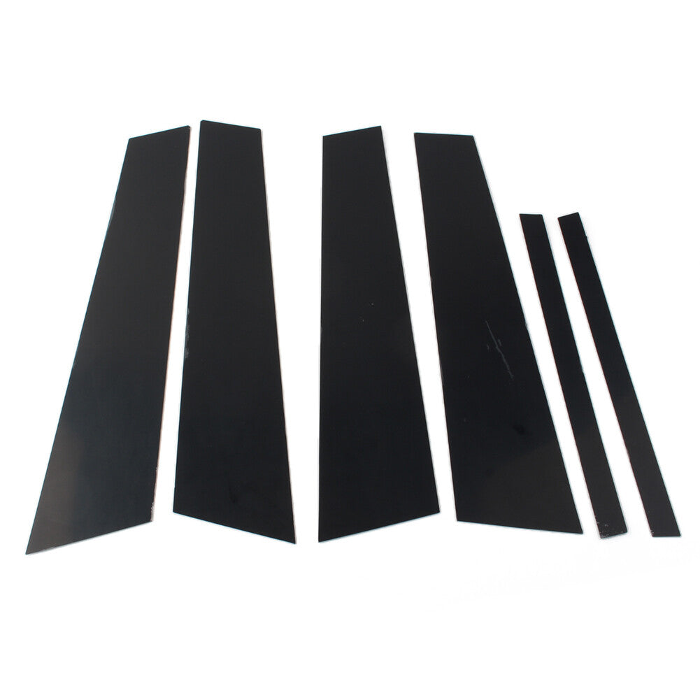 for BMW 1 Series F52 2016-2021 6x Glossy Black Set Pillar Posts Door Window Trim