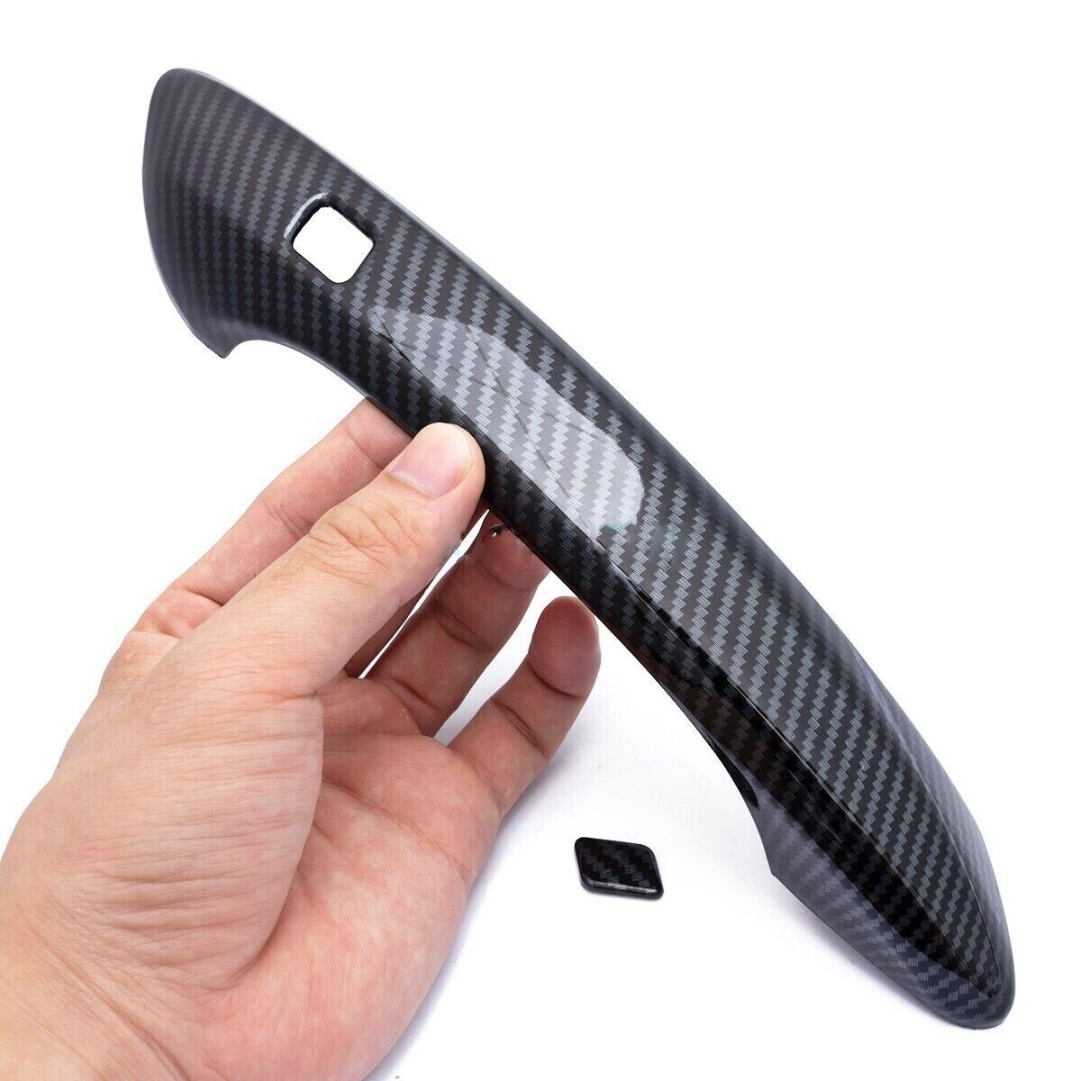 Carbon Fiber Door Handle Cover Trims for 2020-2023 for Hyundai Sonata Accessories
