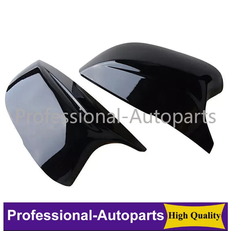 L&R Gloss Black Rearview Mirror Cover Caps Fit for Infiniti Q50 Q60 2014-2021