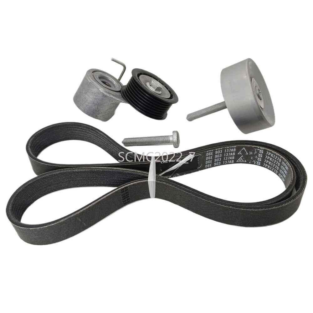 30T Belt Tensioner w/ Pulley Set for VW Touareg for Audi A4 A5 A6 for A8 Q5 06E903133AC