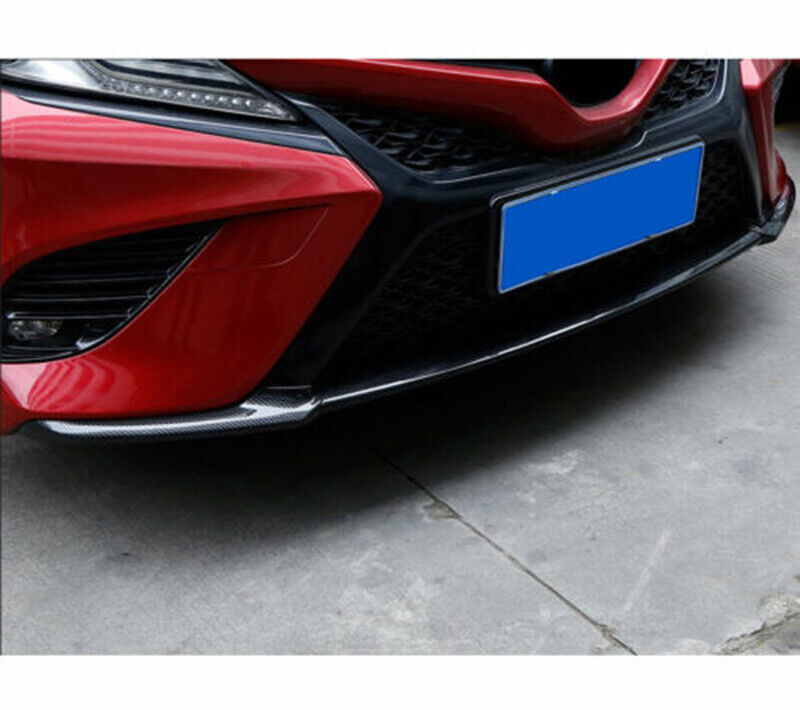 3Carbon Fiber ABS Front Bumper Bottom Guard Cover for Toyota for Camry 18-20 SE XSE