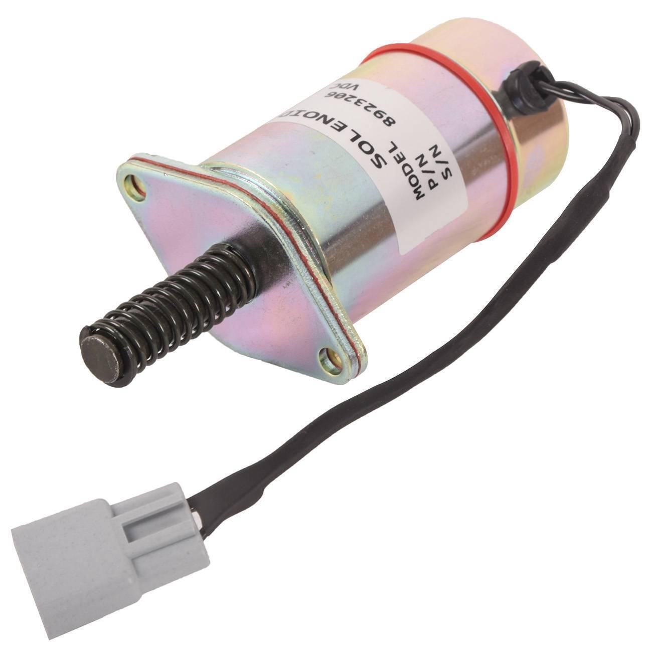 Heavy-duty fuel solenoid valve DS8923206 for Detroit 8.2L 12V diesel engines.
