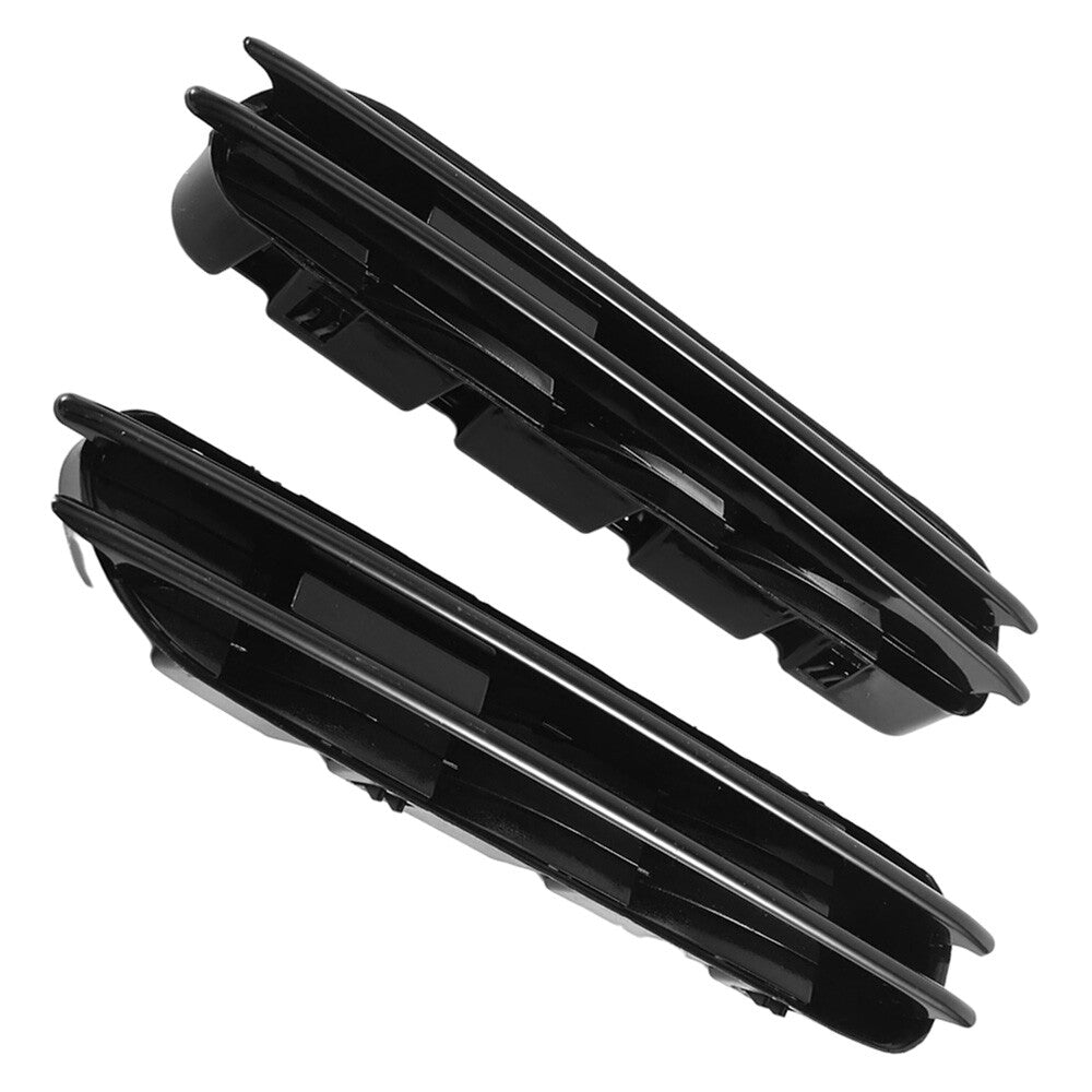 2Pcs Front Left+Right Side Wing Grille Cover Panel For 2005-2009 5' E60 E61 LCI