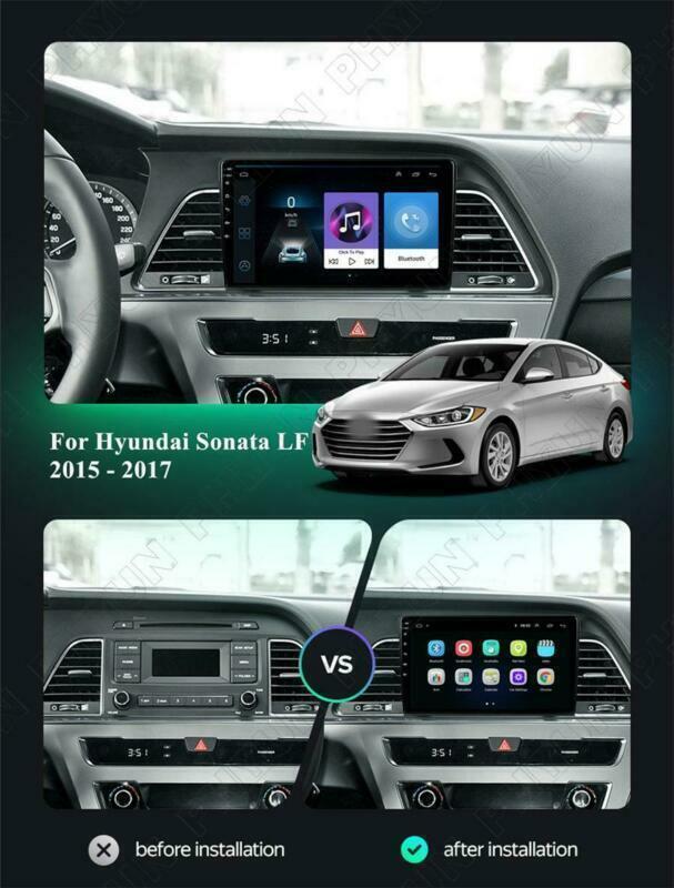 Android 10.1 Car Radio Stereo Player GPS Wifi 1+16GB 9 For 15-17 for Hyundai Sonata