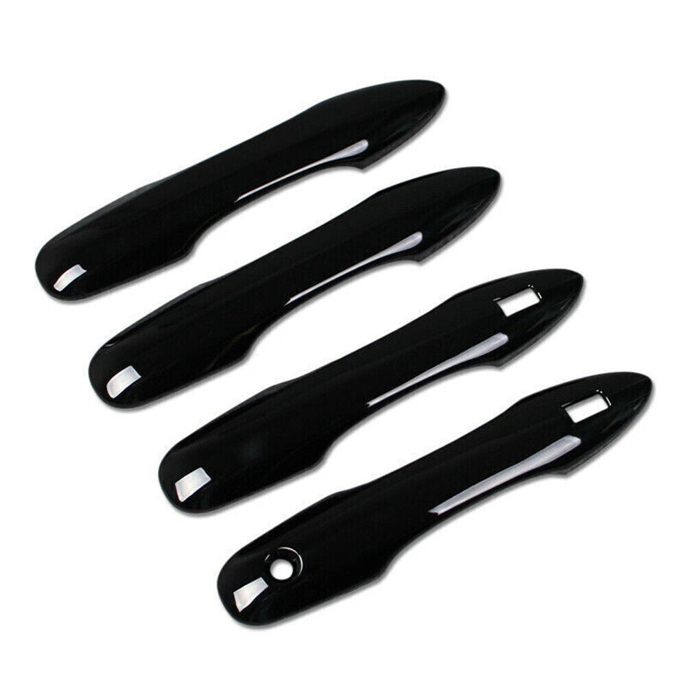 for Toyota Venza 2021-2023 Glossy Black Outside Door Handle Molding Covers Decor