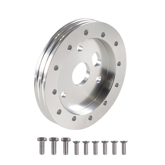 0.5 Steering Wheel Hub Spacer For 6 Hole Wheels to 3 Hole Adapter Aluminum 1/2