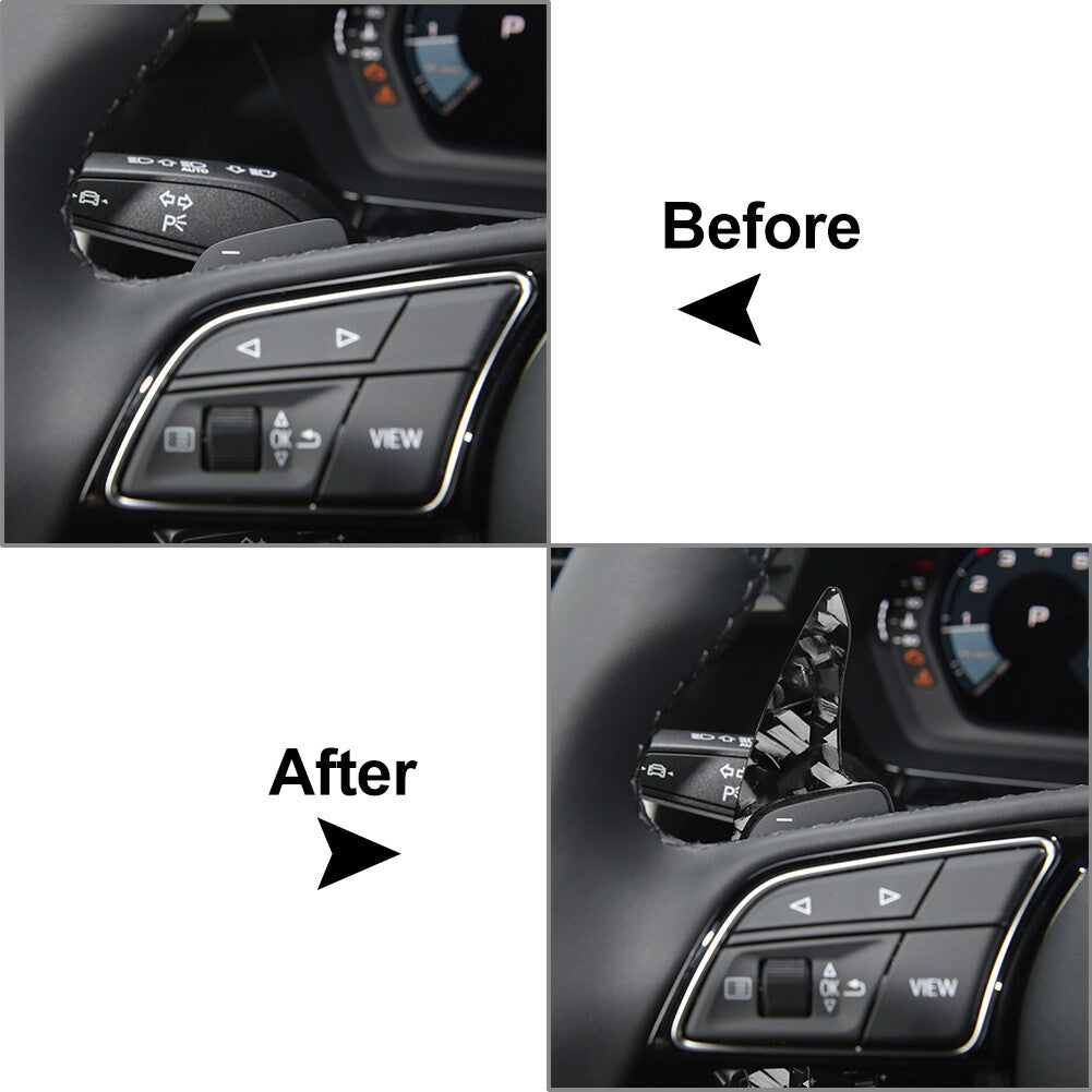 Steering Wheel Shift Paddle Extension for Audi A3 A4 A7 Q3 Q7 S4 S5