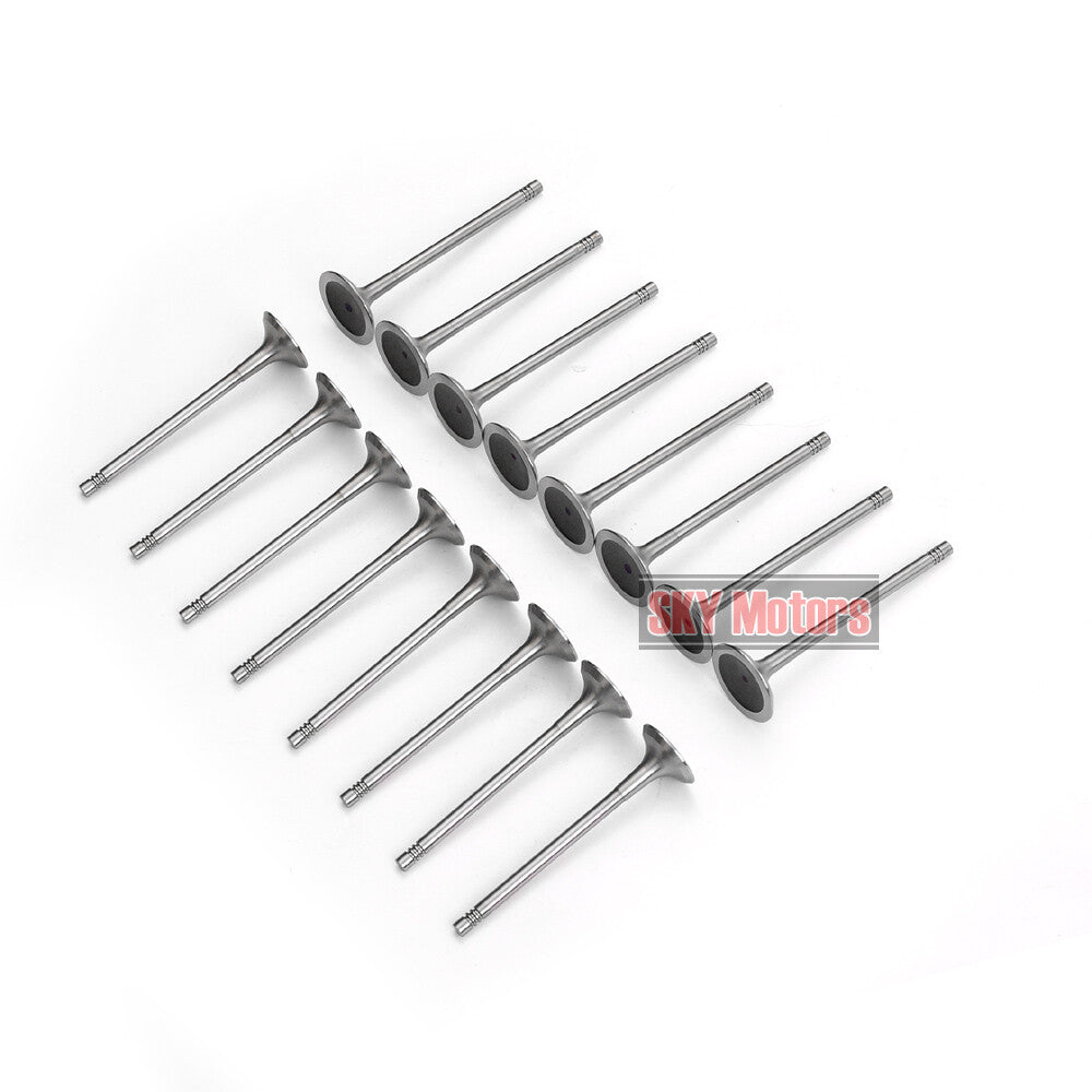 16pcs Intake  Exhaust Cam Valves Set For 1.8T 2.0T for Audi A4 A5 for VW EOS CC for Skoda