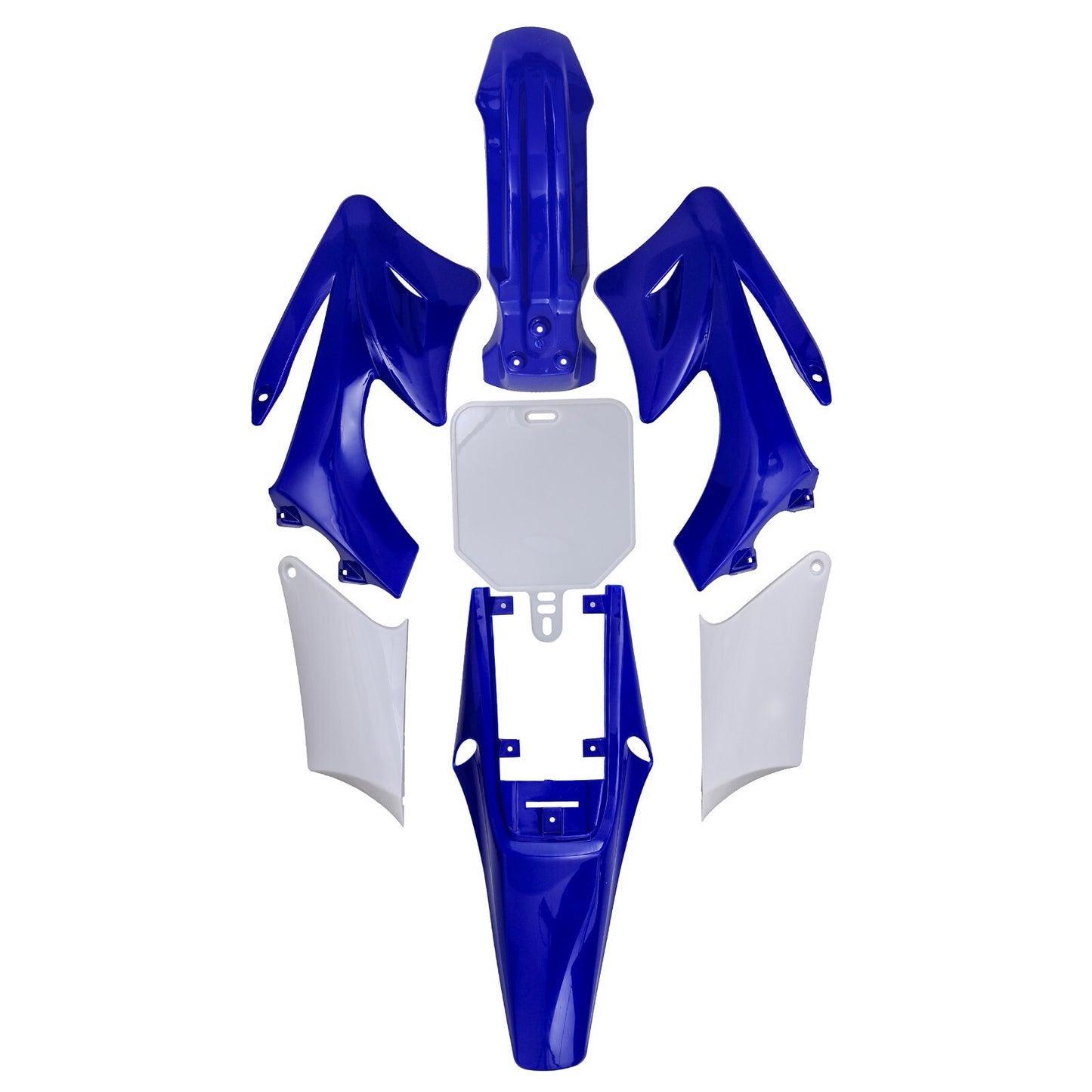 Plastic fender aerodynamic kit for Apollo Orion 125cc, 150cc, and 140cc Dirt Pit bicycles.