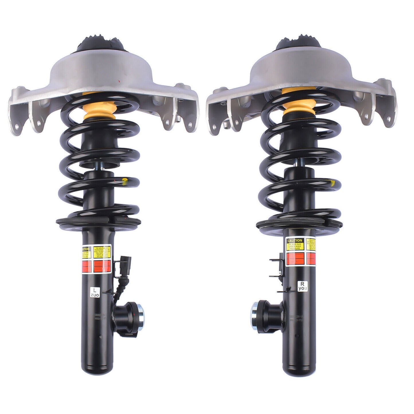 A pair of rear left shock absorber struts are suitable for BMW 3 Series and 4 Series F30, F31, 320i, 335i, 428i, and 430i.