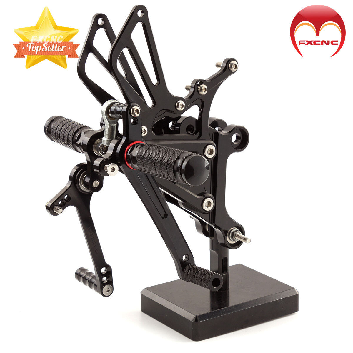 CNC geared footrest foot pin shifting mechanism suitable for RS125 2T 1995 - 2008 2009 2010