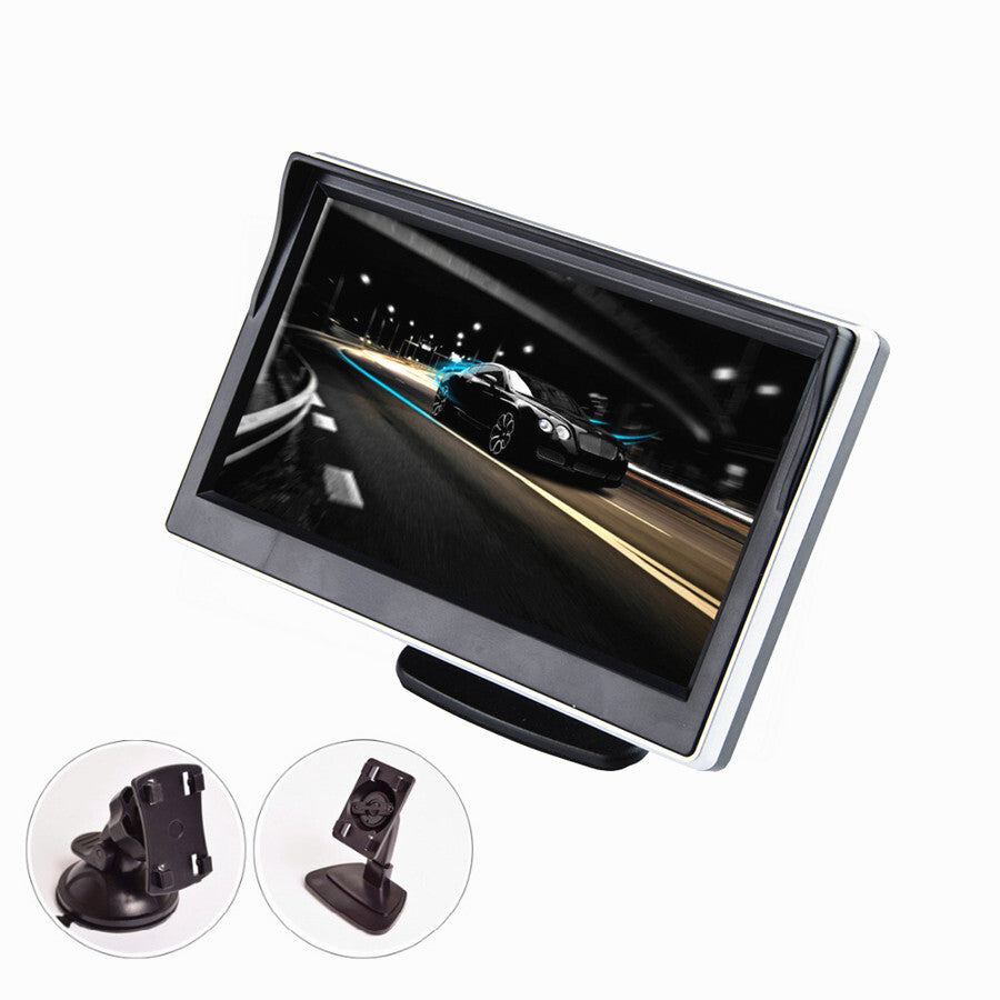 5in Car Parking Assistance Monitor For Rear View Reverse Camera LCD HD Display