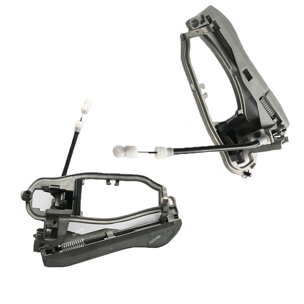 2X Exterior Door Handle Carrier Rear Left Right Side Outside for BMW for X5 E53