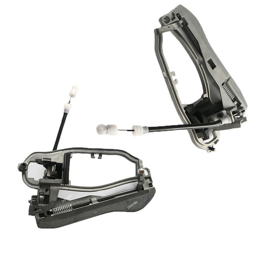 2X Exterior Door Handle Carrier Rear Left Right Side Outside for BMW for X5 E53