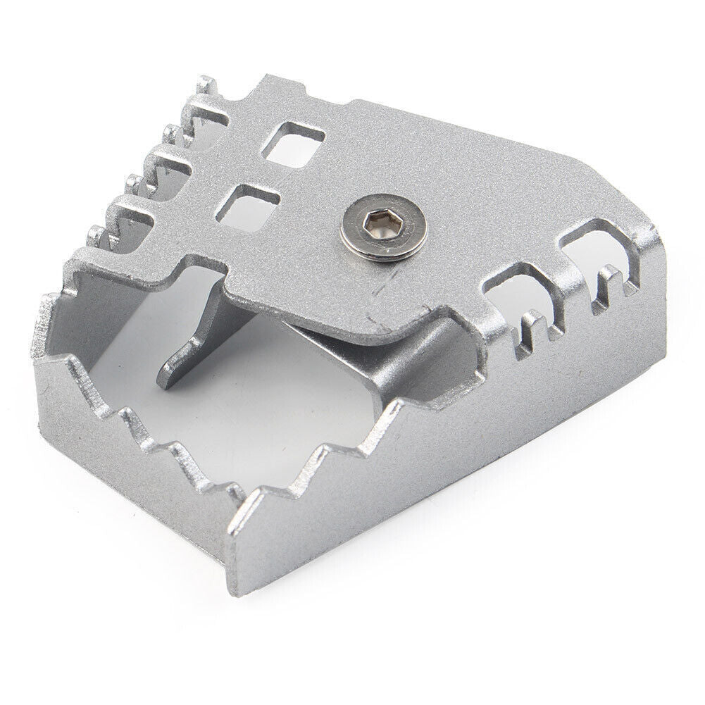 Chrome Rear Foot Brake Peg Pad Extender for BMW F650GS F700GS F800GS R1200GS LC
