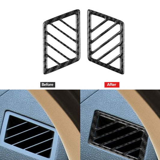Carbon Fiber Console Vent Outlet Trim for BMW X3 2004-2010