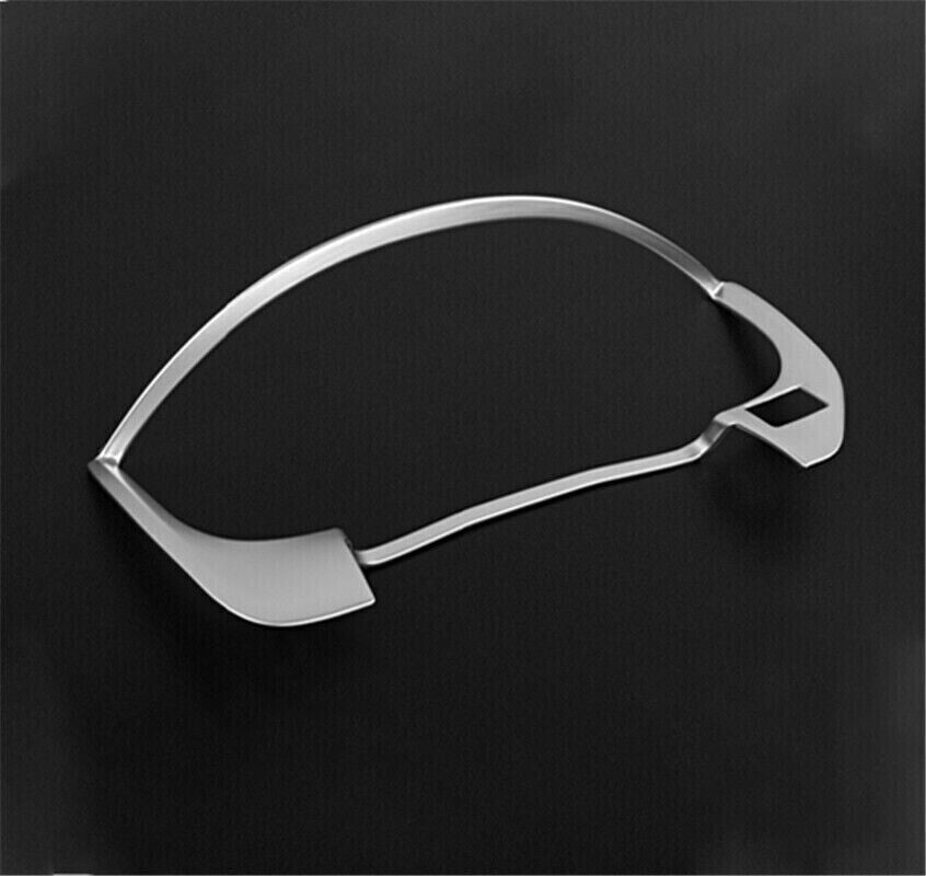 1X Silver Matte Instrument Dashboard Frame Cover Decor for Ford Explorer 16-2019
