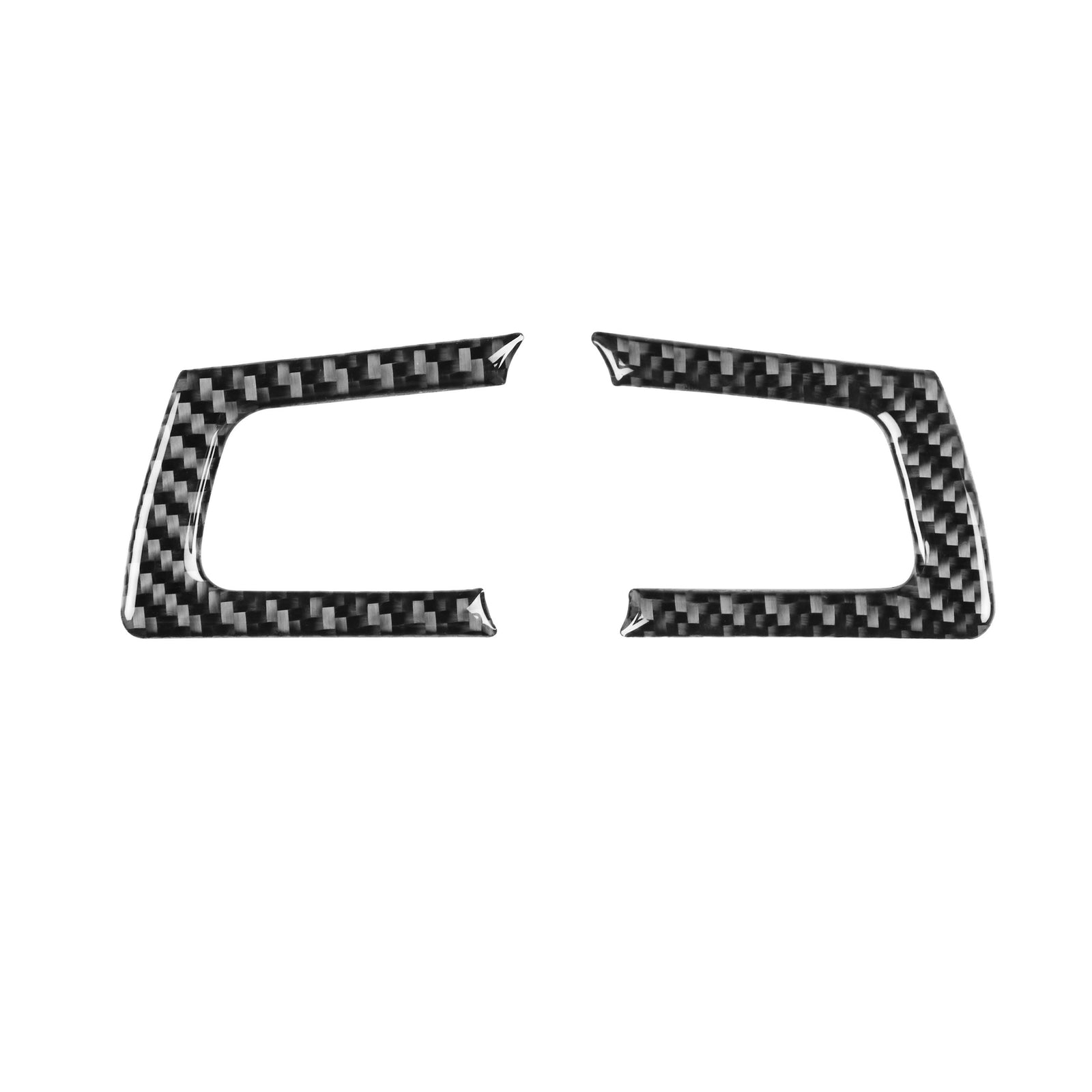 2PCS Carbon Fiber Steering Wheel Cover Fit for Mazda MX-5 Miata 2009-2015