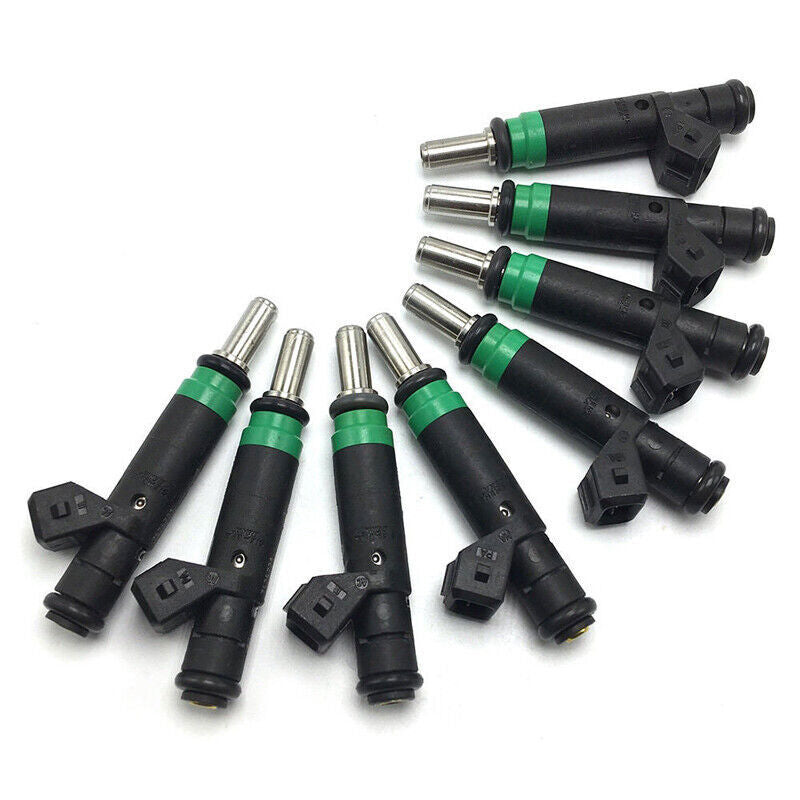 Set of 8 Fuel Injectors OE 7525721 For SIEMENS 04-2010 for BMW X5,745Li/i,645Ci,545i