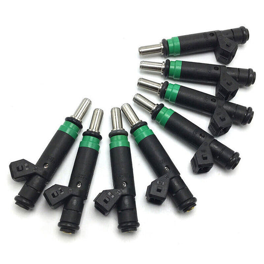 Set of 8 Fuel Injectors OE 7525721 For SIEMENS 04-2010 for BMW X5,745Li/i,645Ci,545i