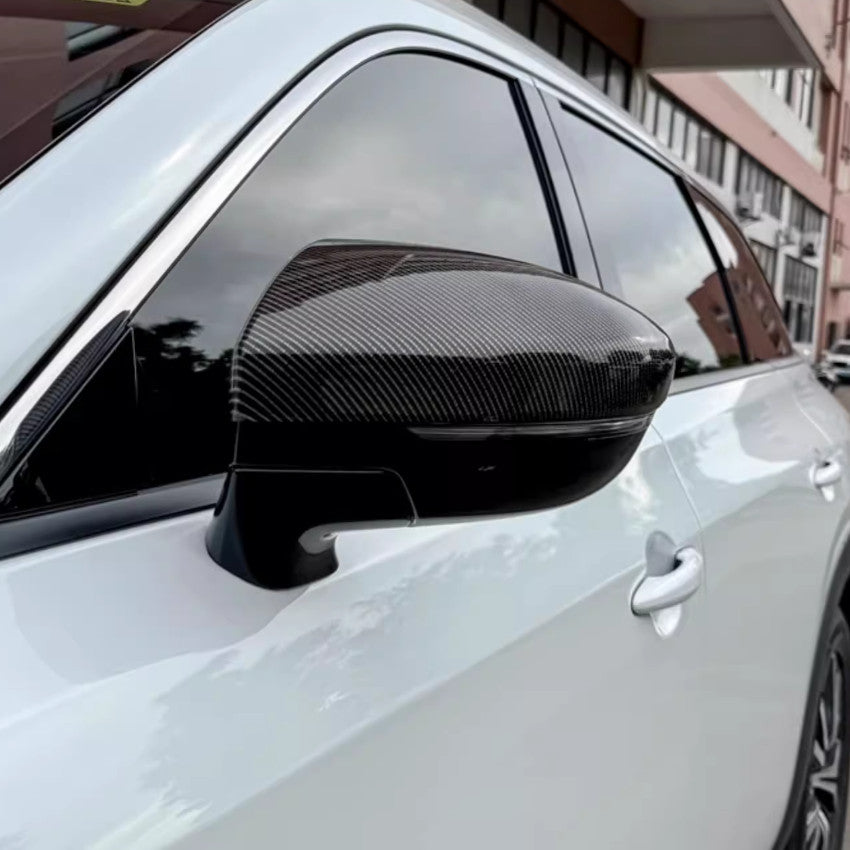 for Nissan Pathfinder 22-2024 Carbon Fiber Side Door Mirrors Rearview Trim Cover