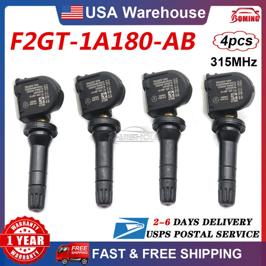 4PCS Tire Pressure Sensor for F-150 Explorer for Mustang F2GZ-1A189-AB F2GT-1A180-AB