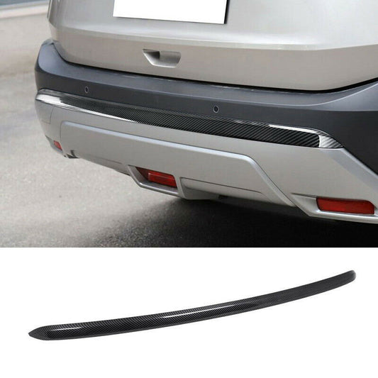 Rear Bumper Protector Carbon Fiber Strip Cover Trim for Nissan Rogue 2021-2023