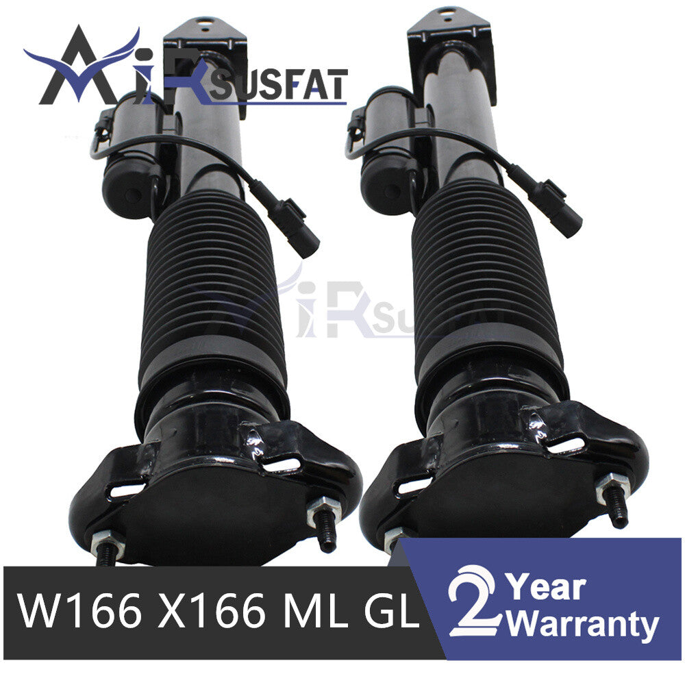 Pair for Mercedes X166 W166 GL ML Class Rear Suspension Shock W/ADS 1663260500