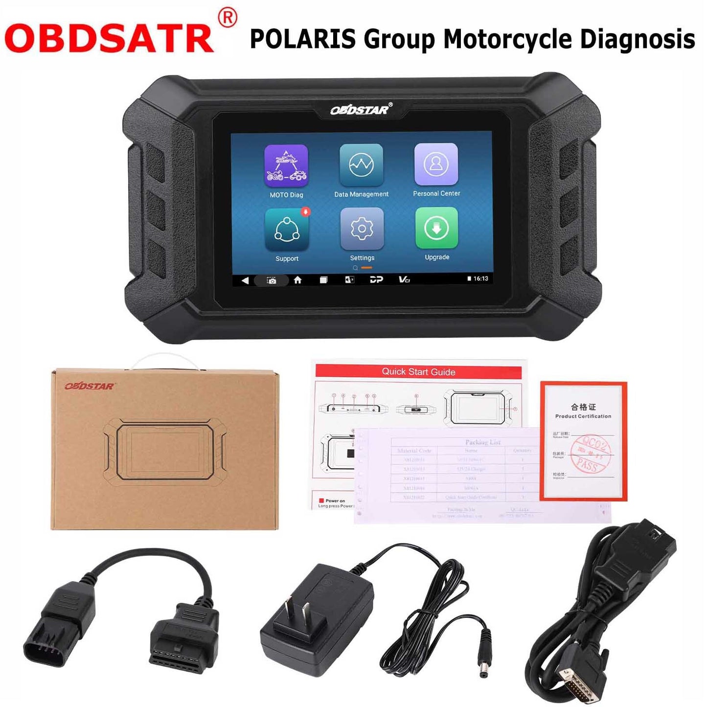 OBDSTAR iScan for POLARIS Group Motorcycle Diagnostic Tool Code read,Data flow