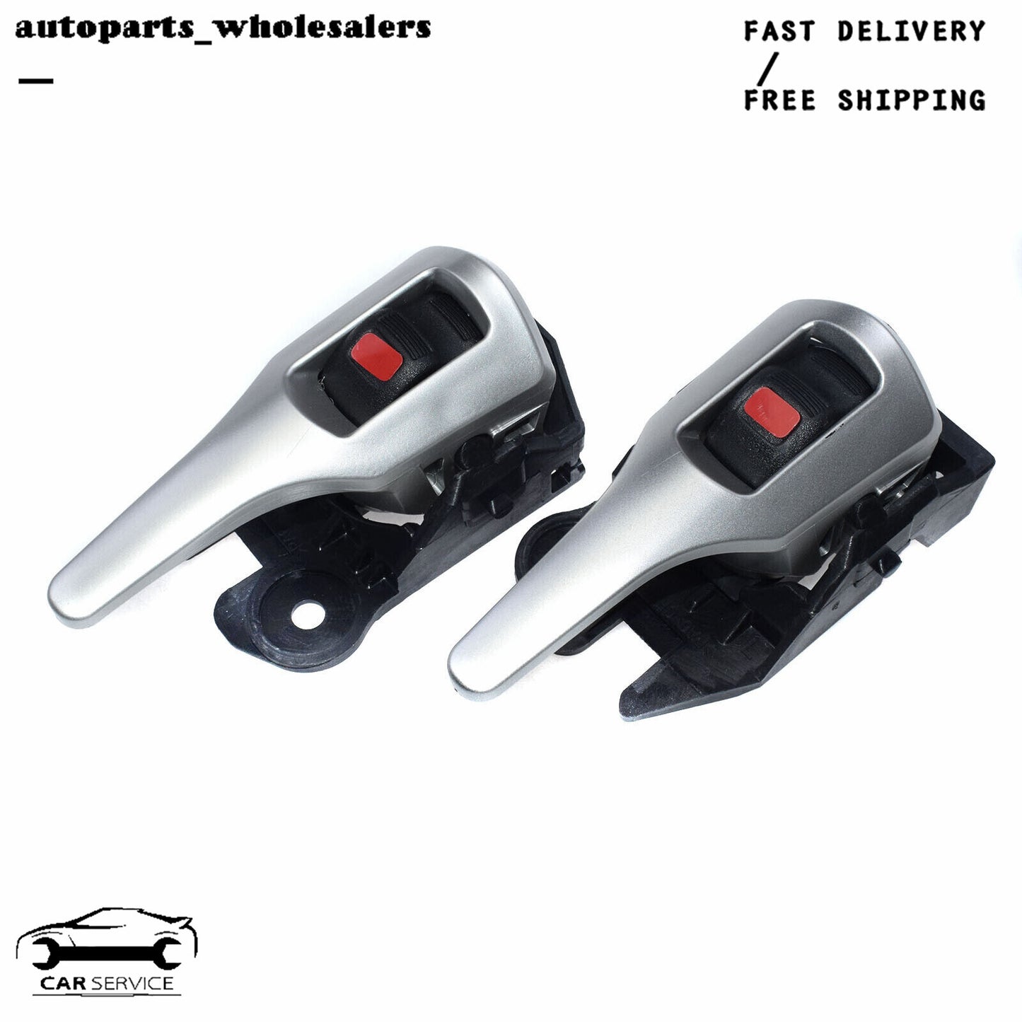 Two-piece set of left and right inner door handles suitable for 2009-2013 for Toyota for Corolla Matrix.