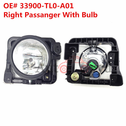 33900-TL0-A01 Right Passenger Fog Driving Light Lamp Bulb for Acura 09-10 TSX