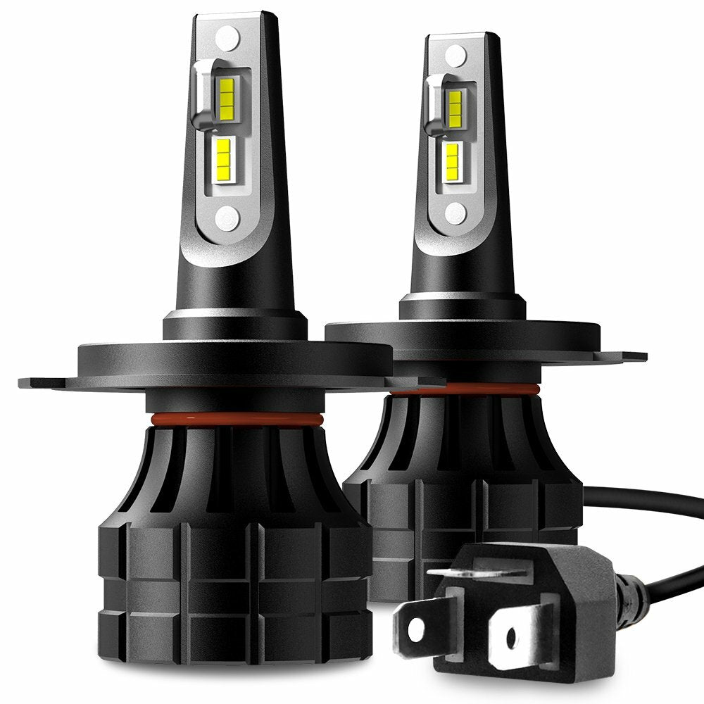 AUXITO Z1 H4 9003 Luxurious LED, Bright White 52W 20000LM, High-Quality Gold 6000K