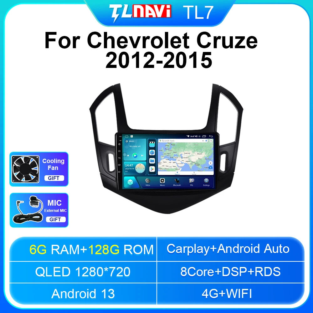 for Chevrolet for Cruze 2012-2015 Auto Multimedia Stereo Car Radio Player GPS Navi