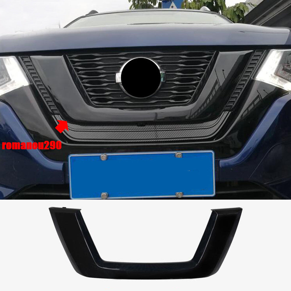 for Nissan Rogue 2017-2020 Glossy Black Replace Front Grille U Type Panel Cover