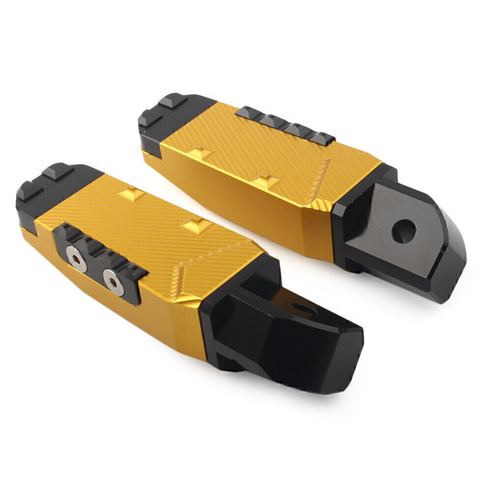 Rear Passenger Footrests Foot Pegs Pedal Pads Fit for Yamaha YZF R1 R6 R1M R1S Gold