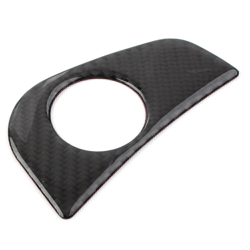 Carbon fiber ignition switch start button frame trim for 2013-18 for Subaru Forester