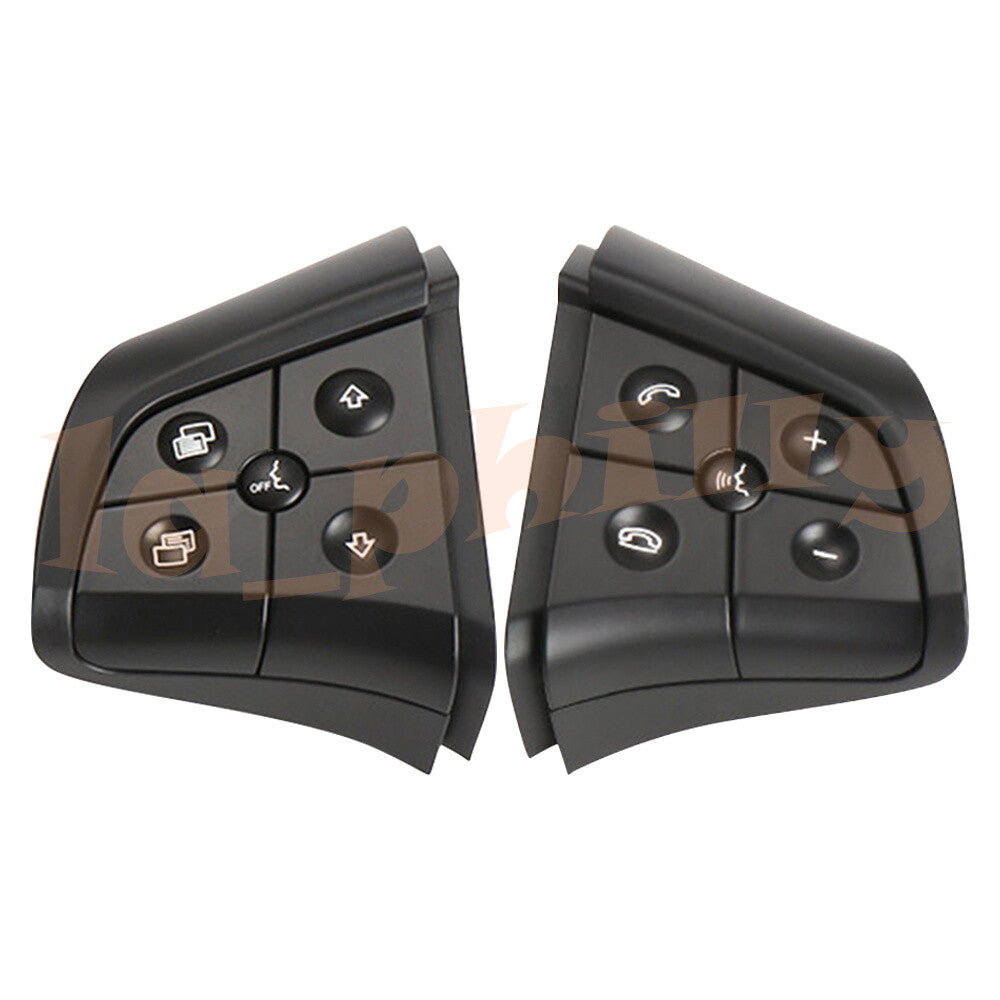 1 Pair Fit for Mercedes-Benz W164 W251 W245 Steering Wheel Switch 5 Button Black