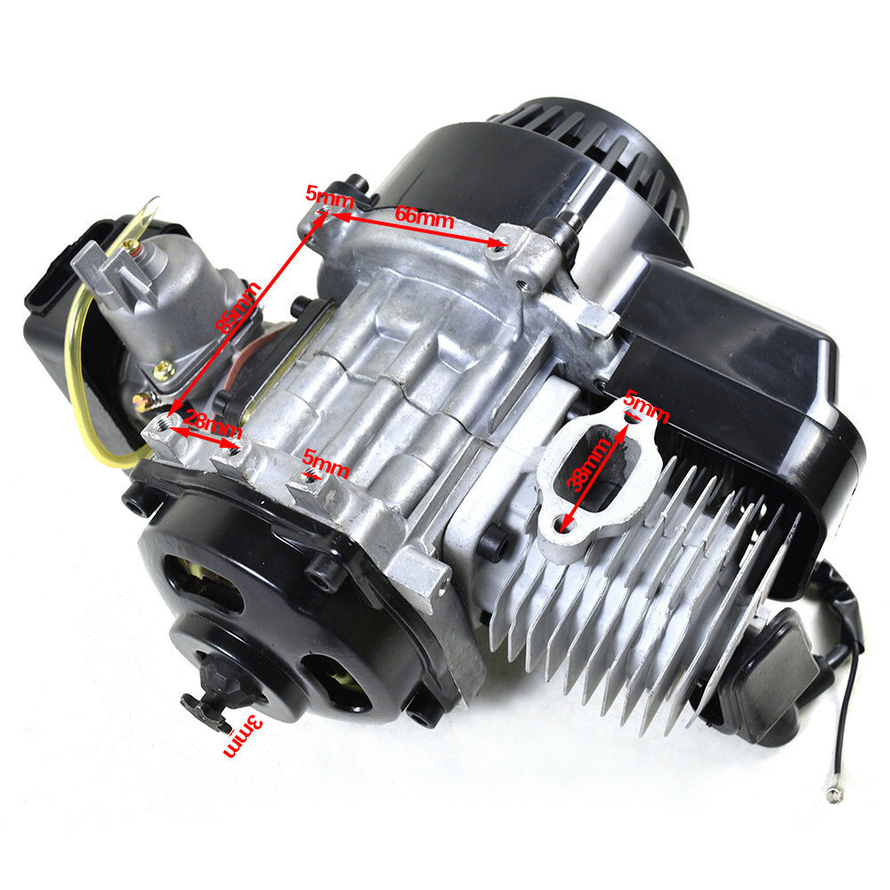 50cc 49cc 2 stroke Engine Motor Kit Pull Start Pocket Dirt Bike ATV Quad Scooter
