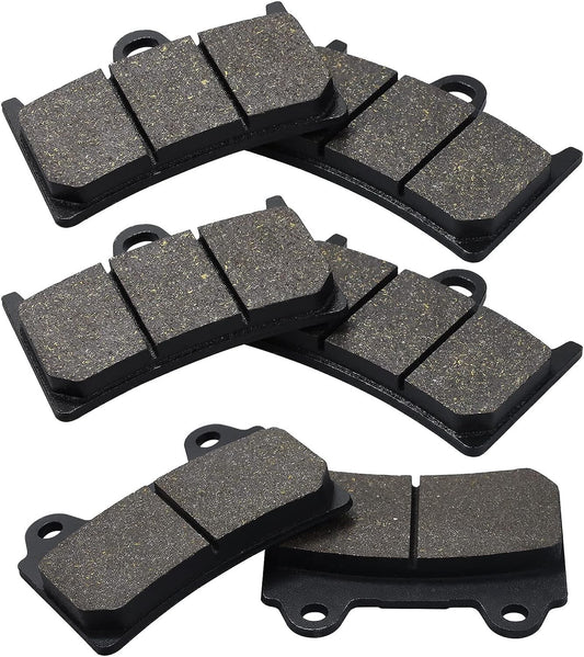 Front and Rear Brake Pads for YAMAHA XV1700 Road Star Midnight Silverado 2004-07