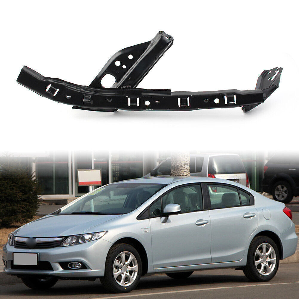 Headlight Bumper Bracket Front Left Beam Mount Support Fit for Civic Sedan 2012-15