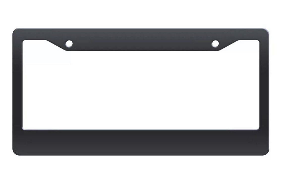 Car license plate frame cover cap, trunk black plastic, suitable for Subaru