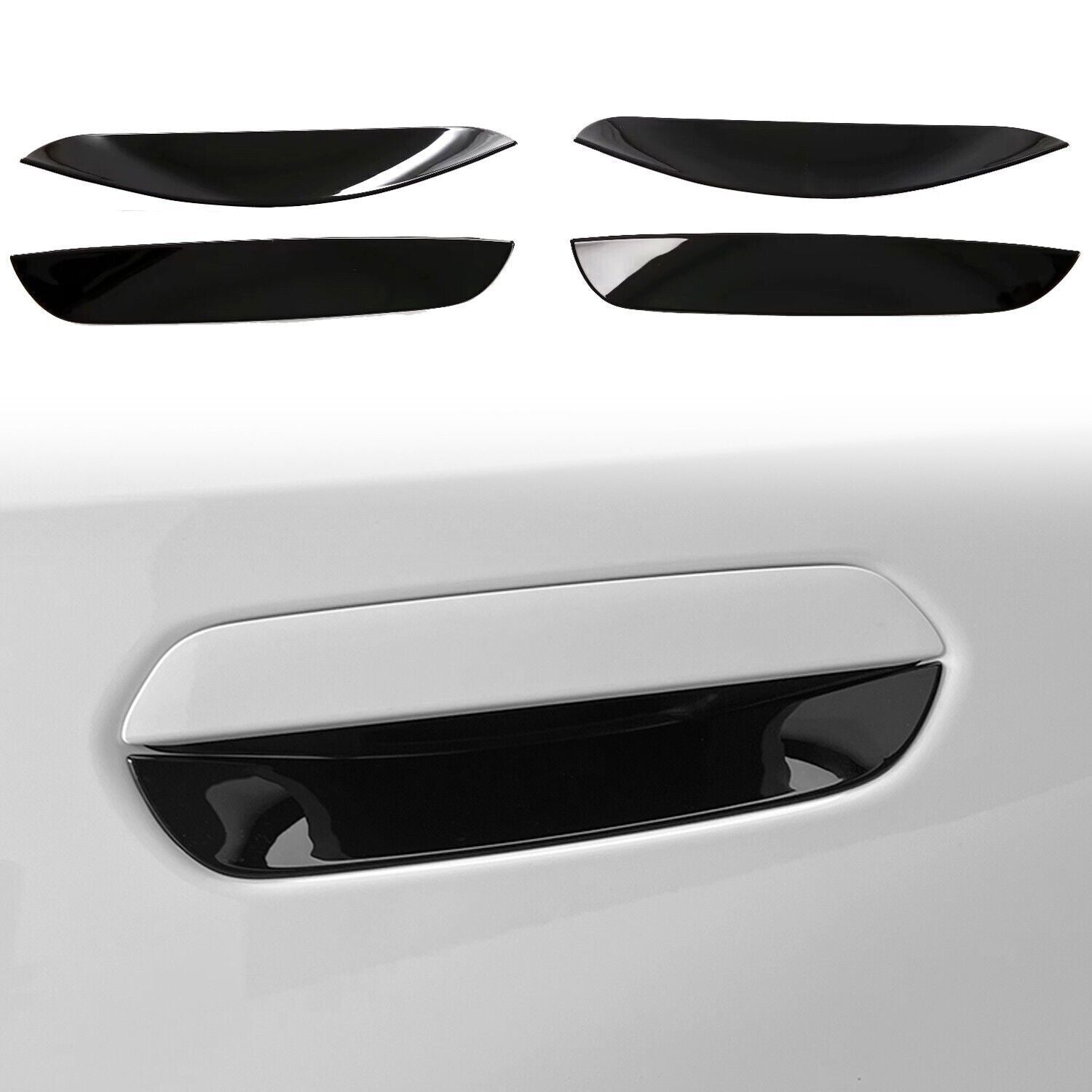 Fit for BMW X1 2023-2025 ABS Gloss Out Side Door Handle Bowl Molding Cover Trim