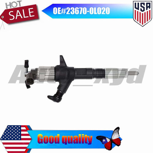 1x 23670-0L020 Diesel Fuel Injector New for Toyota Hiace 2KD Hilux 1KD 2KD XYD