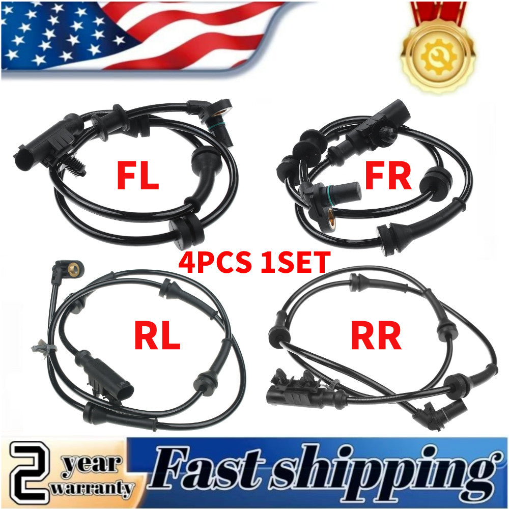 4. ABS wheel speed sensors (front, rear, left, right) suitable for Nissan Armada 2013-2018.