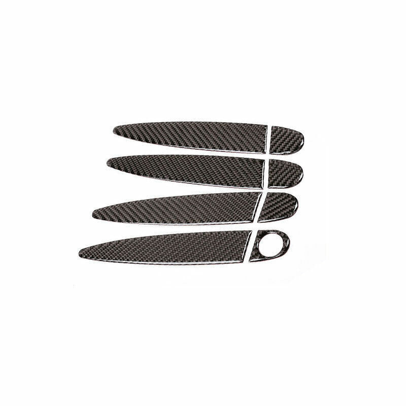 for BMW X5 X6 2008-13 Real carbon fiber Exterior Side Door Handle Cover Trim 8P