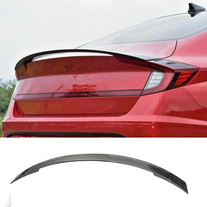 for Hyundai Sonata 2020-2023 Black sport Style Rear Trunk Spoiler Lip Tail Wing